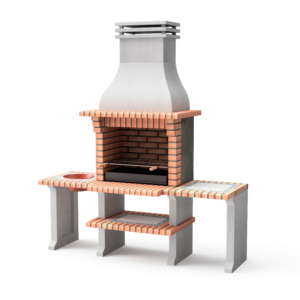 gratar modular cu doua mese laterale New Arizona